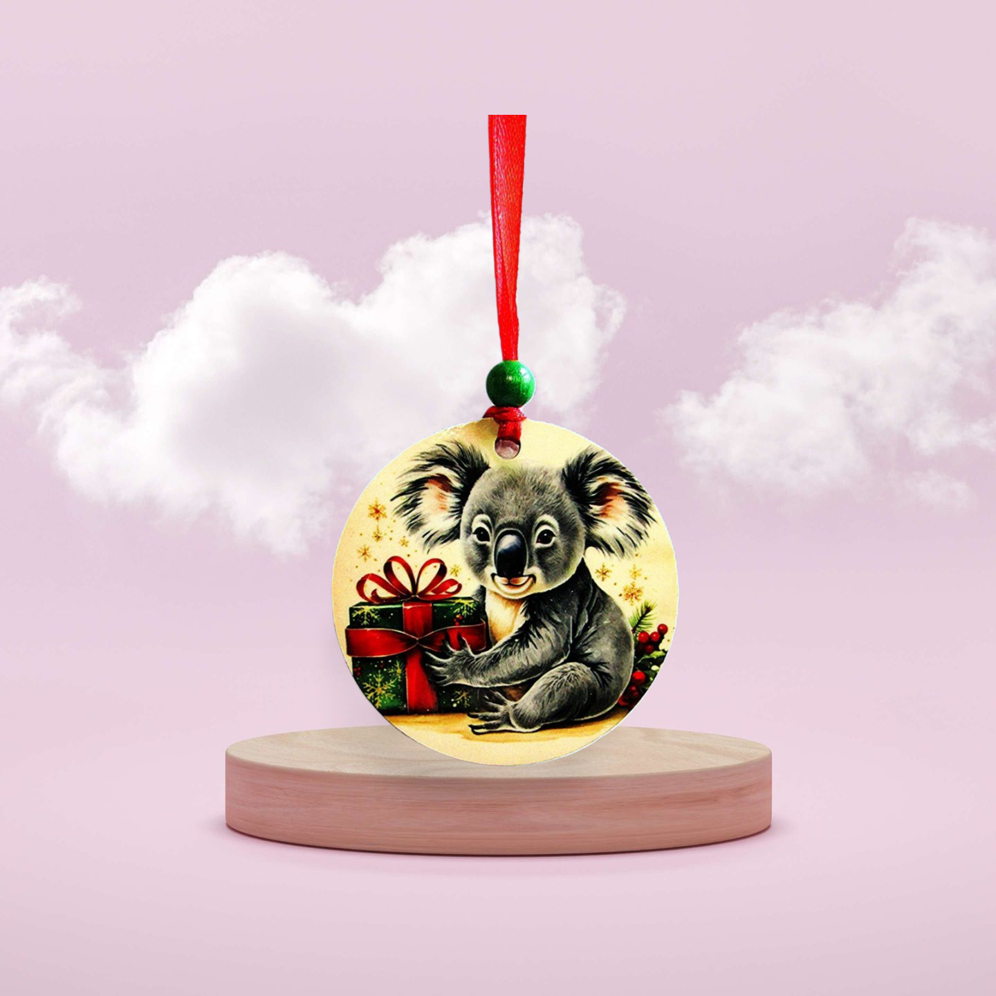 Round Shaped Sublimated Ornament