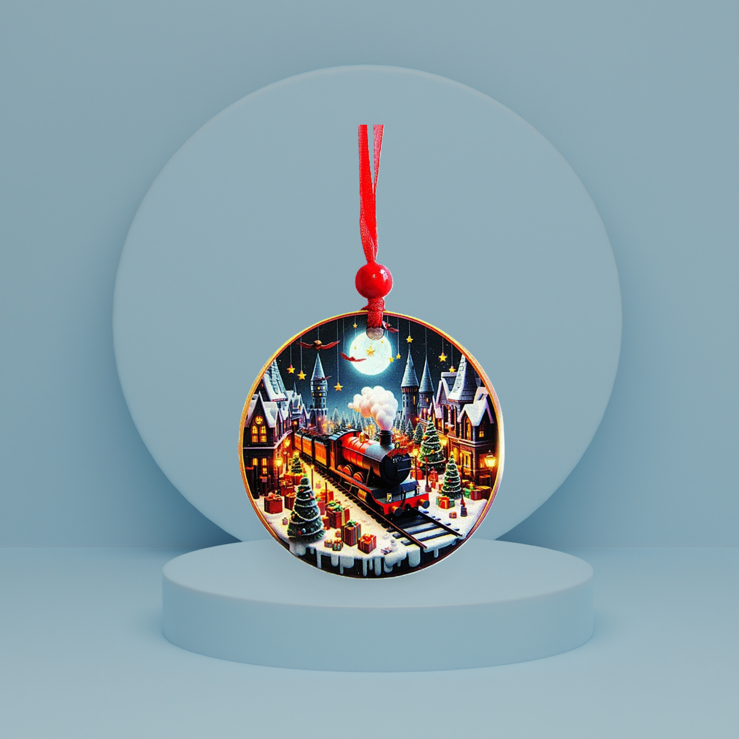 Round Shaped Sublimated Ornament
