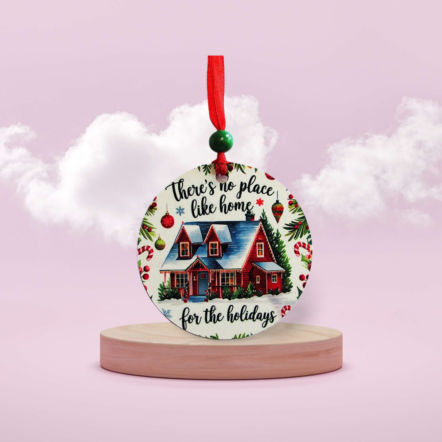 Round Shaped Sublimated Ornament