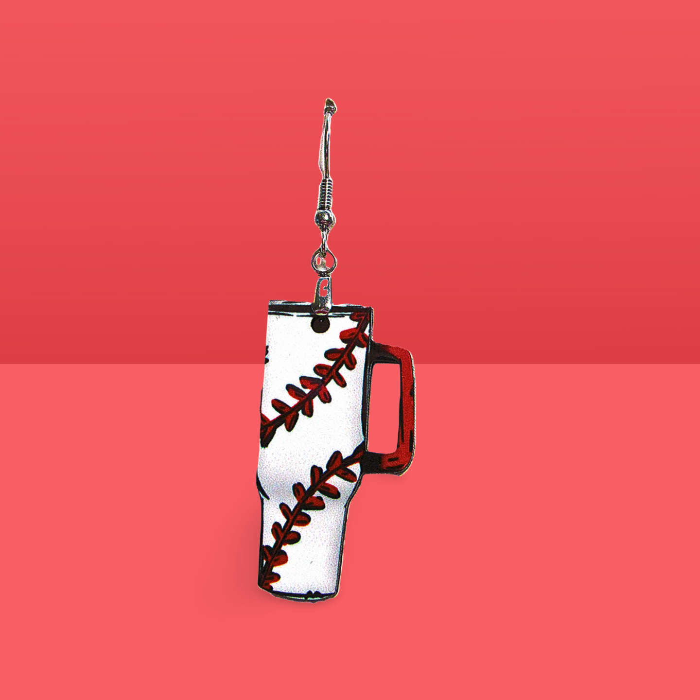 Tumbler Shaped Sublimated Earrings