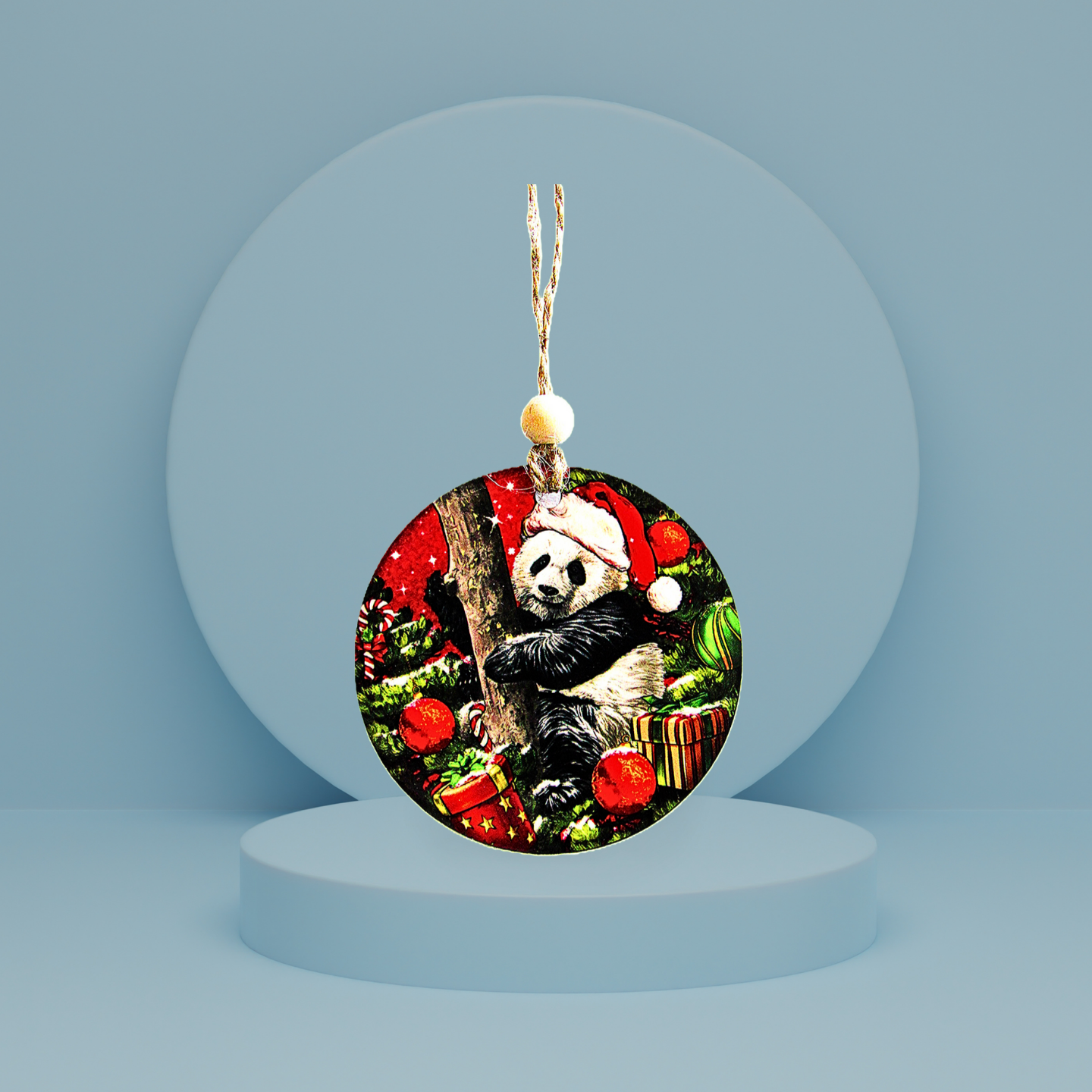 Round Shaped Sublimated Ornament