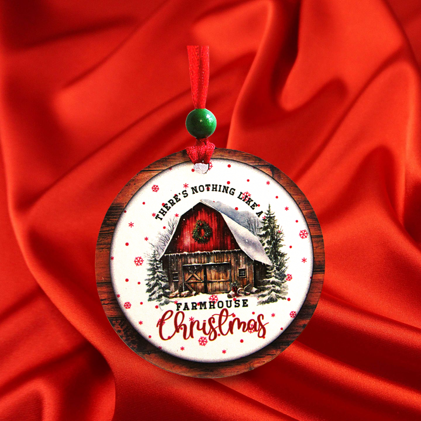 Round Shaped Sublimated Ornament