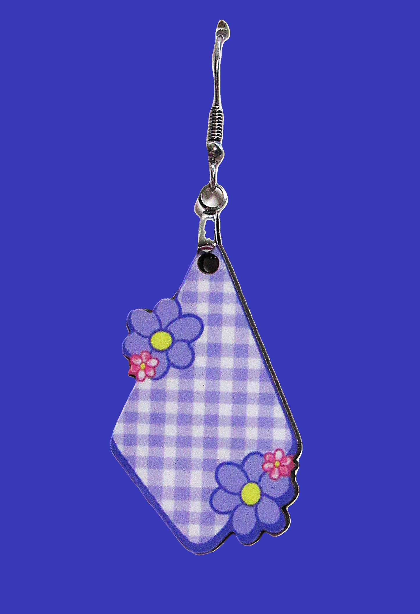 Fancy Flower Shaped Sublimated Earrings