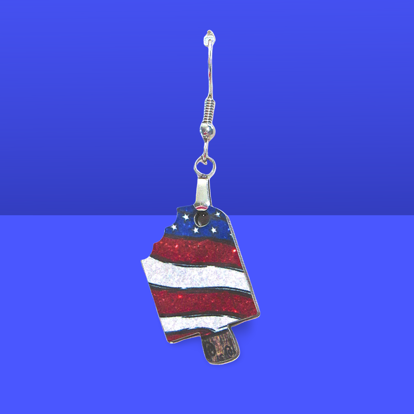 Popsicle Shaped Sublimated Earrings 1 inch