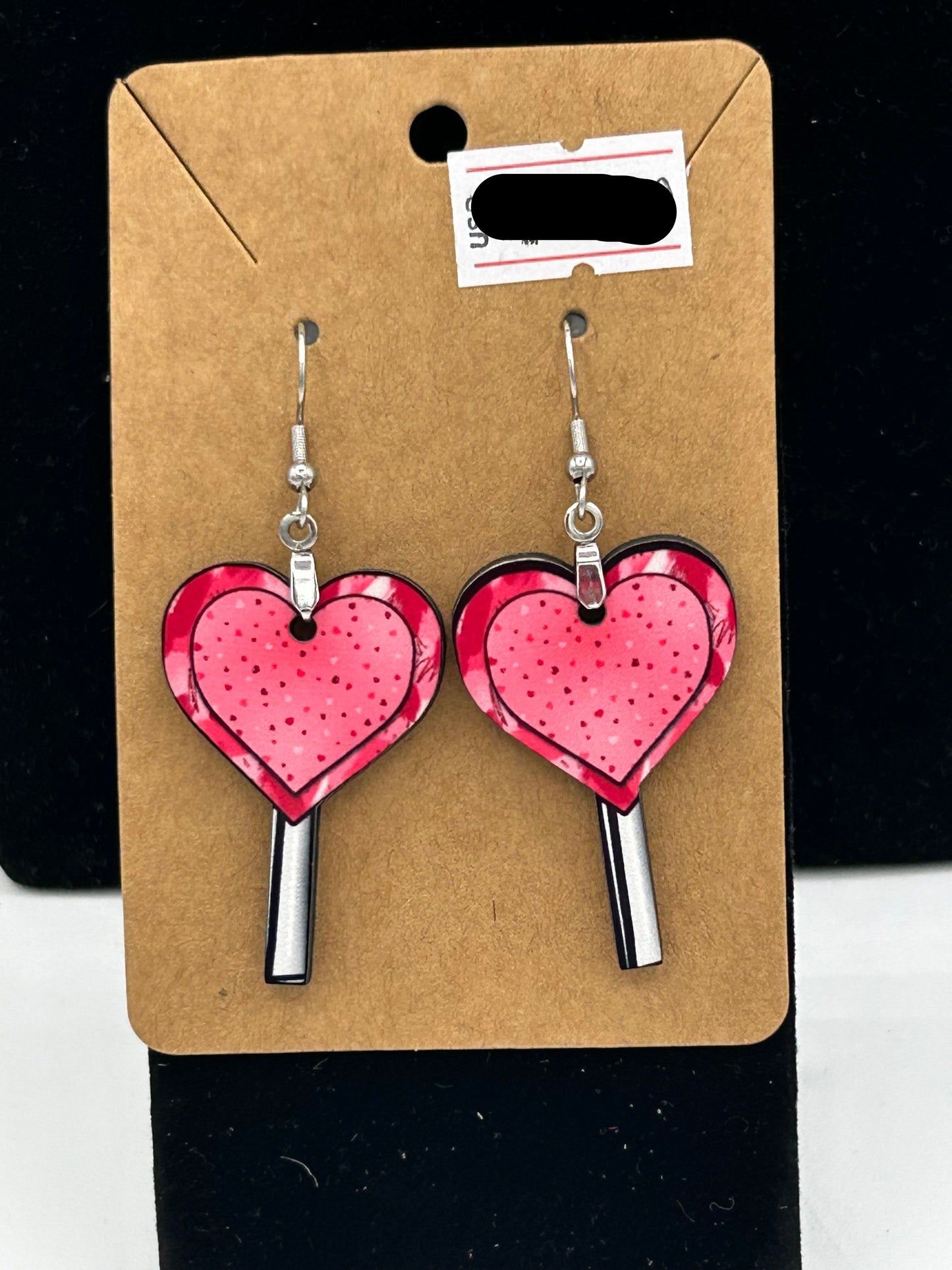 Sucker Shaped Sublimated Earrings