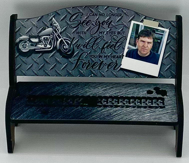 MDF Sublimated Memorial Bench