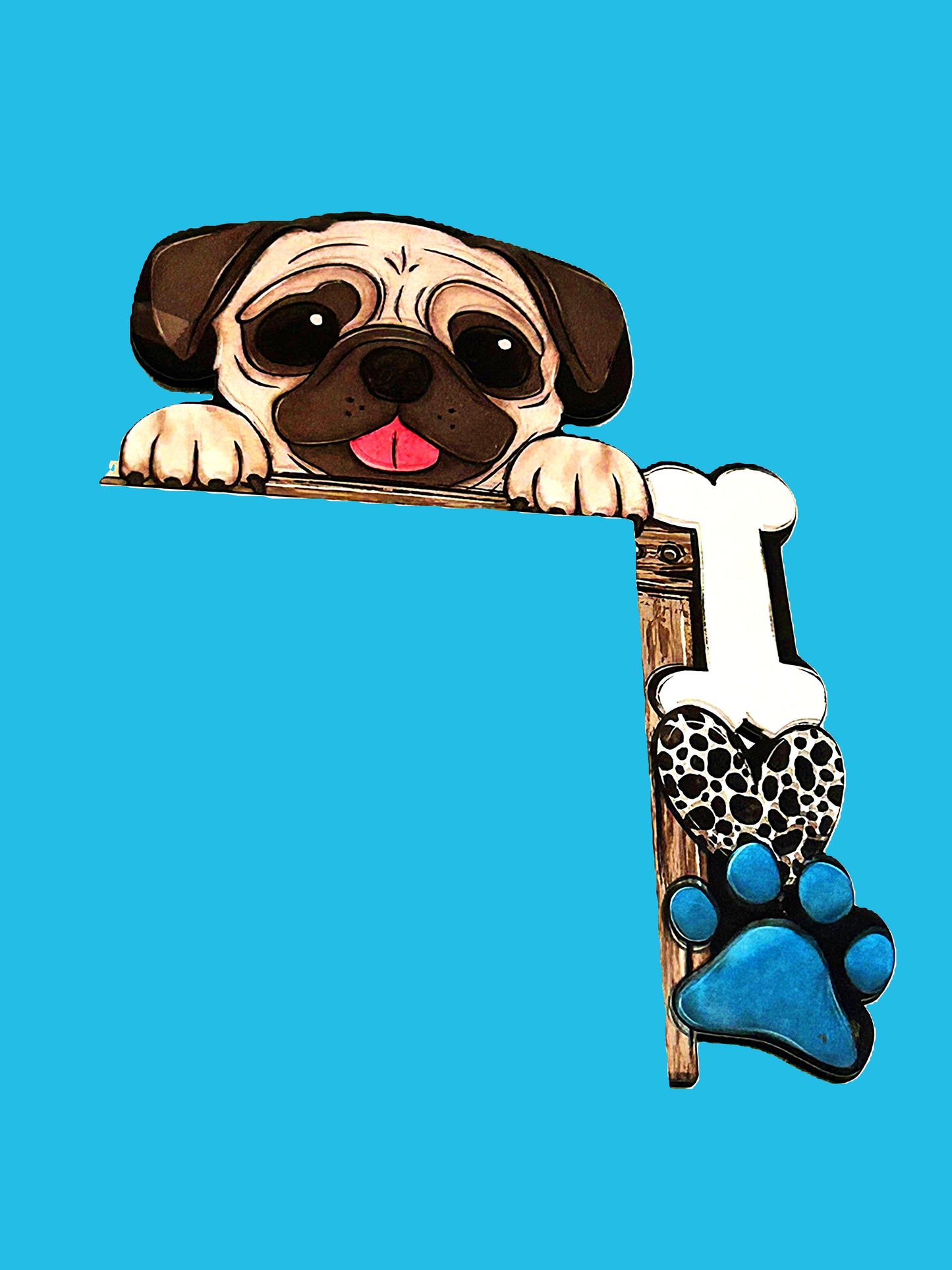 Dog Themed Sublimated Corner Sitter