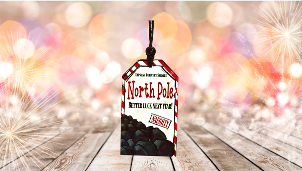 Tag Shaped Sublimated Ornament