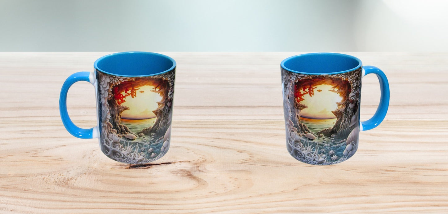 12 oz. Colored Mug Sublimated