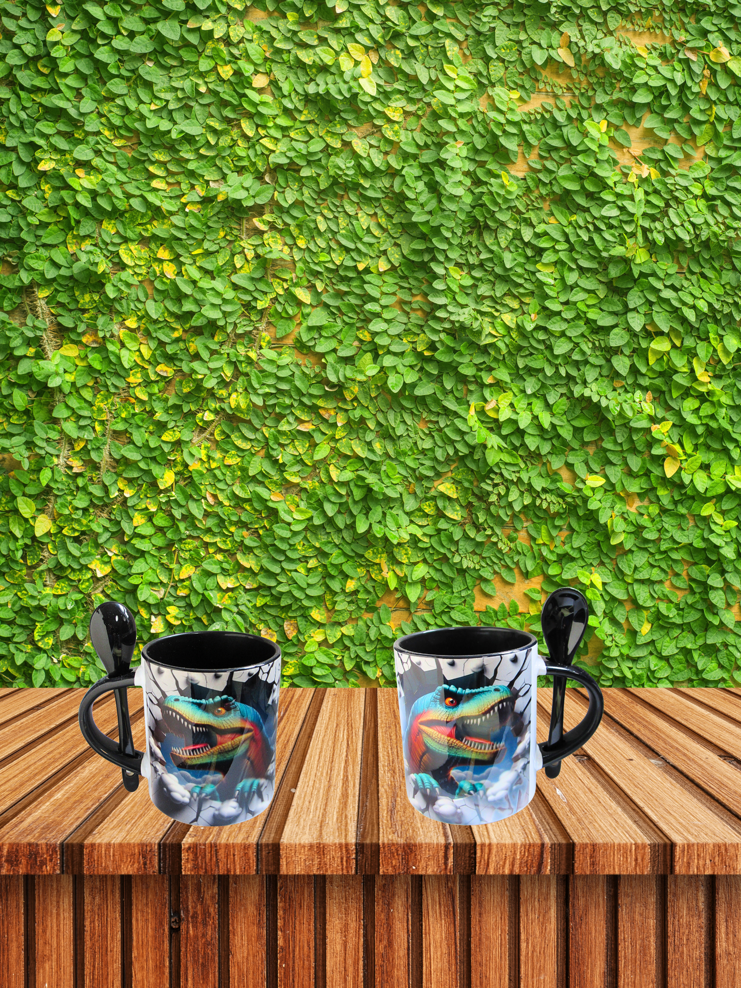 11 oz. Colored Sublimated Mug with Spoon