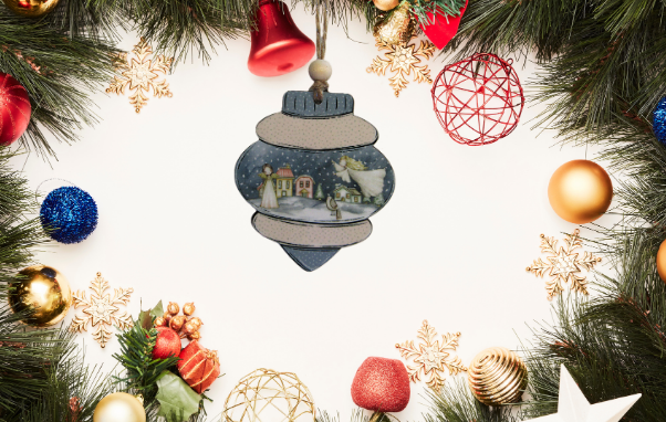 Vintage Shaped Sublimated Ornament