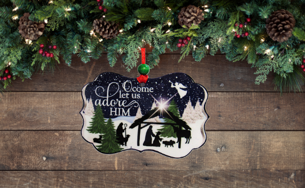 Benelux Shaped Sublimated Ornament