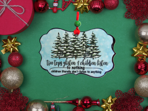 Benelux Shaped Sublimated Ornament