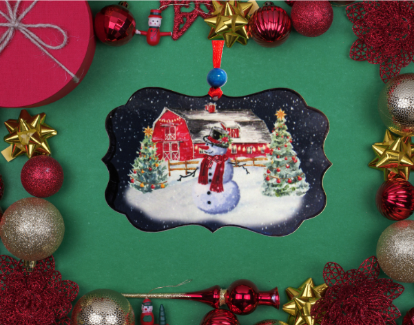 Benelux Shaped Sublimated Ornament