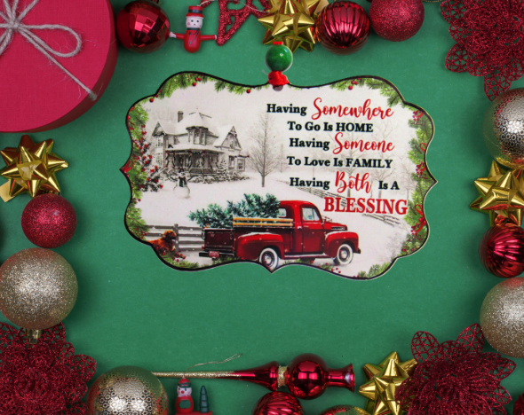 Benelux Shaped Sublimated Ornament