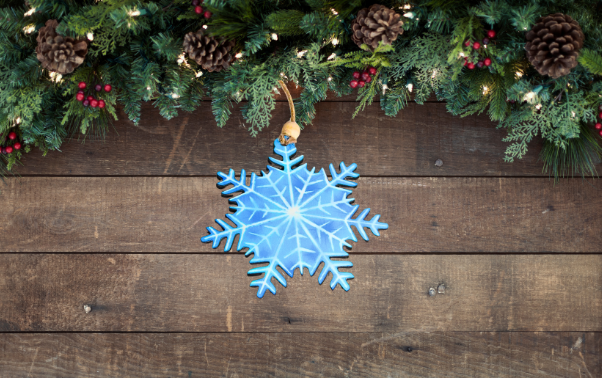 Snowflake Shaped Sublimated Ornament
