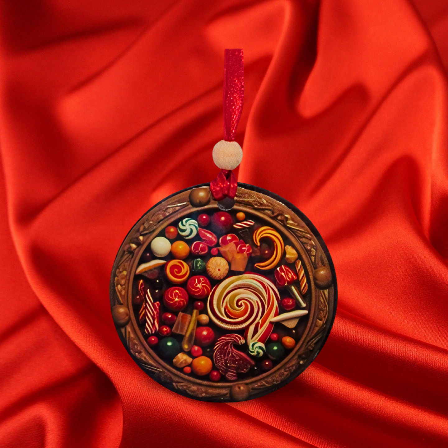Round Shaped Sublimated Ornament