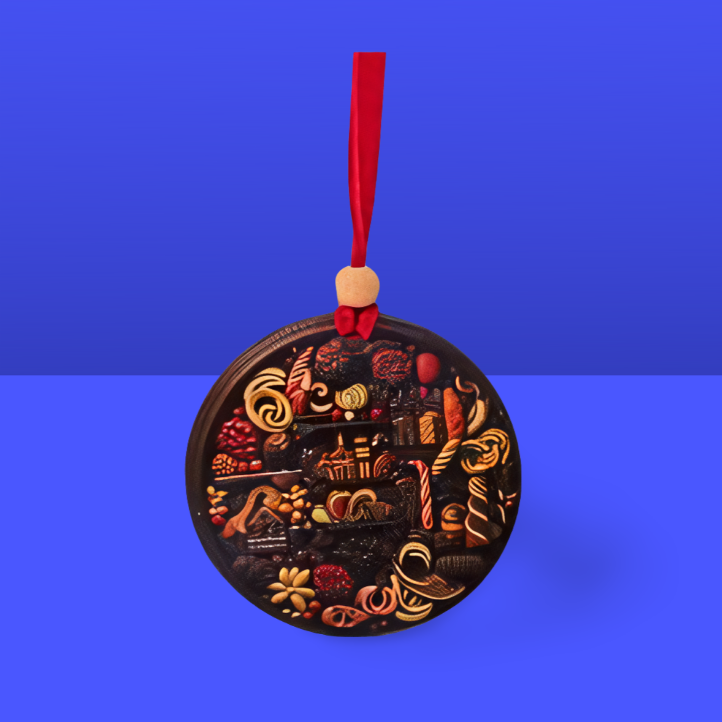 Round Shaped Sublimated Ornament