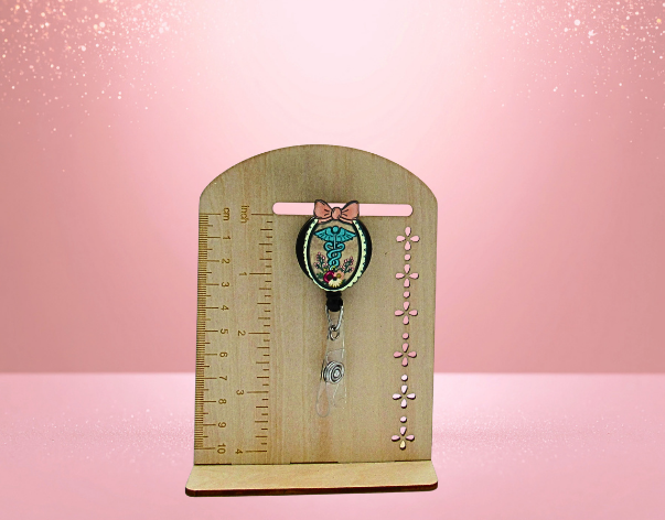 MDF- Oval Frame Shaped Sublimated Badge Reel
