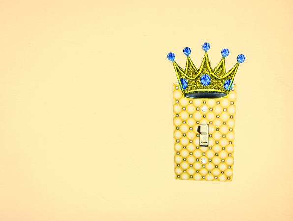 MDF- Crown Shaped Sublimated Switch Plate Cover