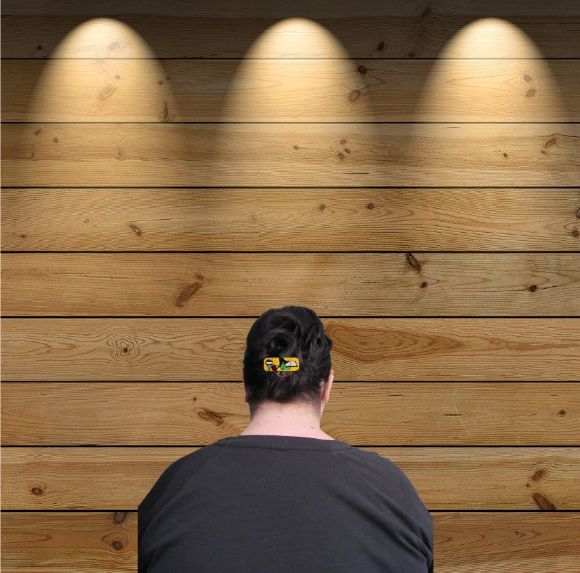 Rectangle Shaped Sublimated Barrette