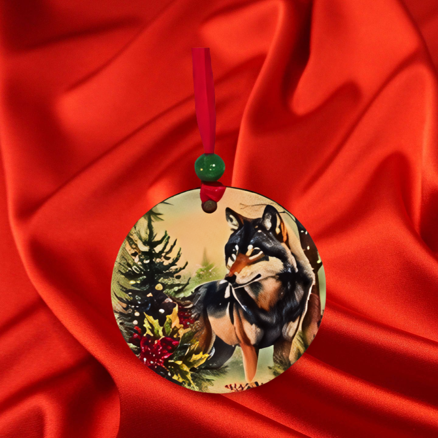 Round Shaped Sublimated Ornament