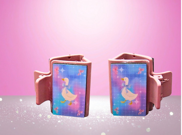 MDF-Small Sublimated Hair Claw Clip