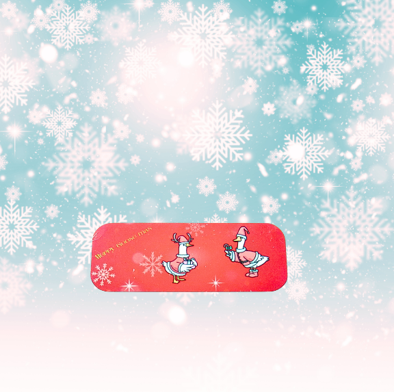 MDF-Rectangle Shaped Sublimated Barrette Christmas