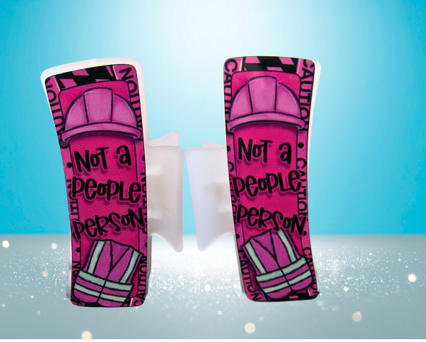 MDF-Large Sublimated Hair Claw Clip