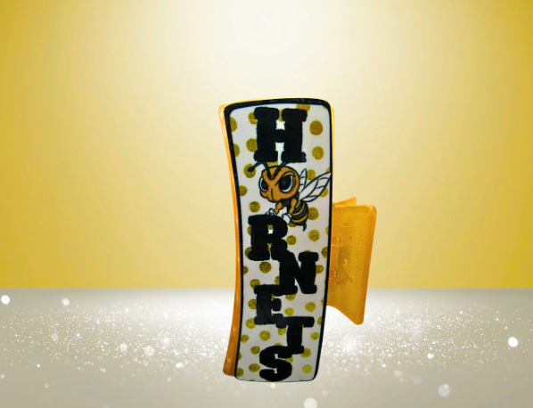 MDF- Sports Themed Sublimated Hair Claw Clip
