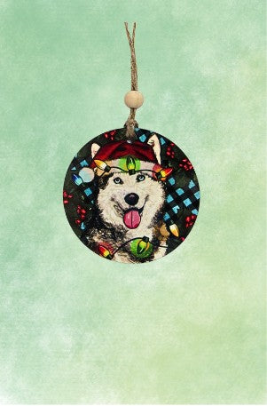 Round Shaped Sublimated Ornament