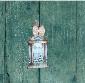 Lantern Shaped Sublimated Door Hanger