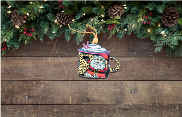 MDF - 3 INCHES - Coffee Mug Shaped Sublimated Ornament