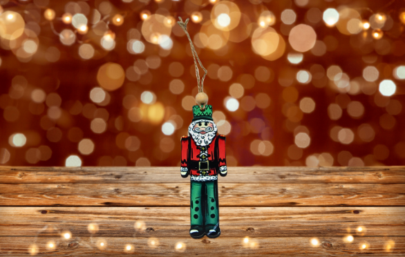 MDF- Nutcracker Shaped Sublimated Ornament