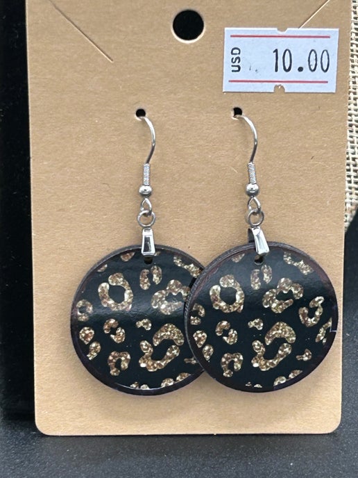 Round Shaped Sublimated 1 inch Earring