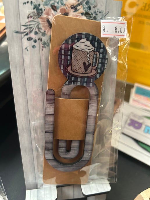 Round Shaped Bookclip Sublimated