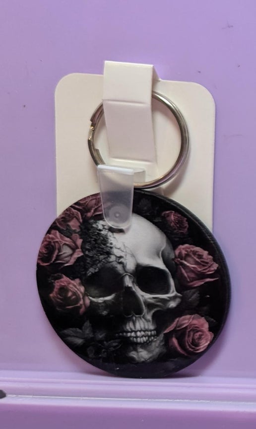 Round Shaped Sublimated Keychain