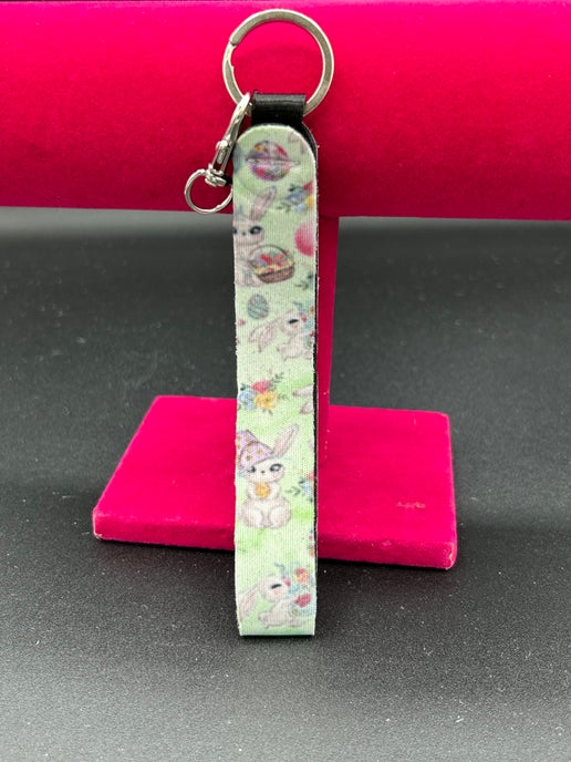 Neoprene Wristlet Sublimated Keychain