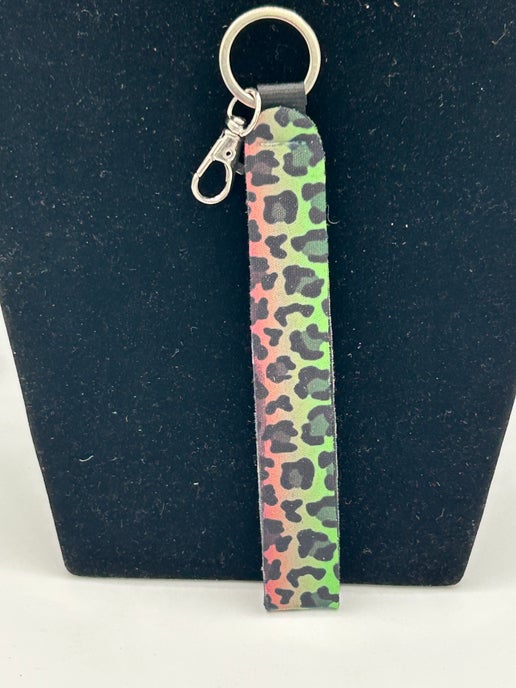 Neoprene Wristlet Sublimated Keychain