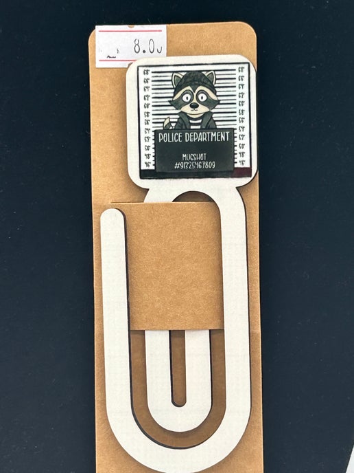 Square Shaped Sublimated Bookclip