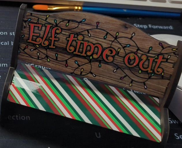 Bench Decoration Wooden Sublimated