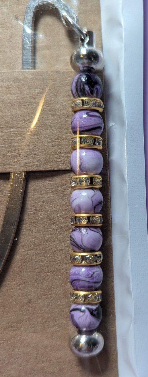 Beadable Handmade Bookmark