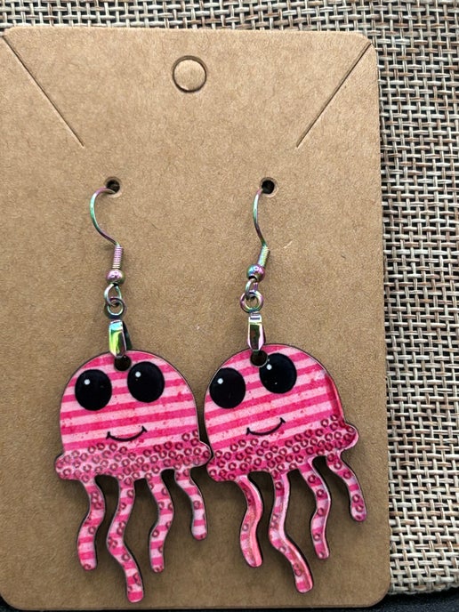 Jellyfish Sublimated Earrings