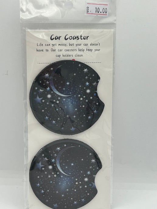 Neoprene Car Coasters Sublimated Set of 2