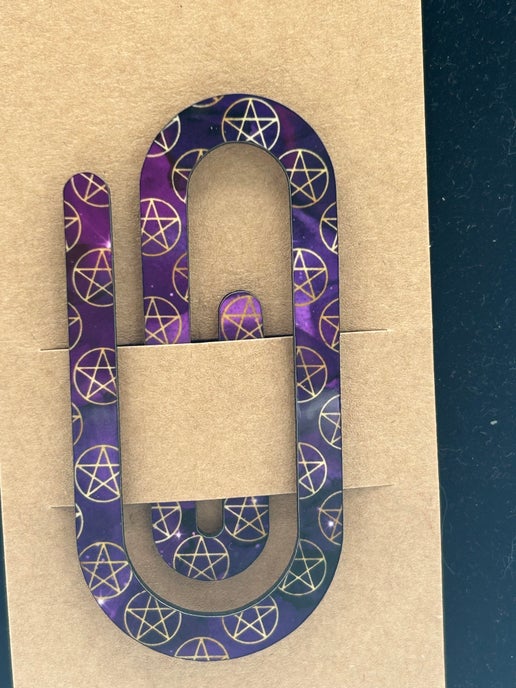 Regular Shaped Sublimated BookClip