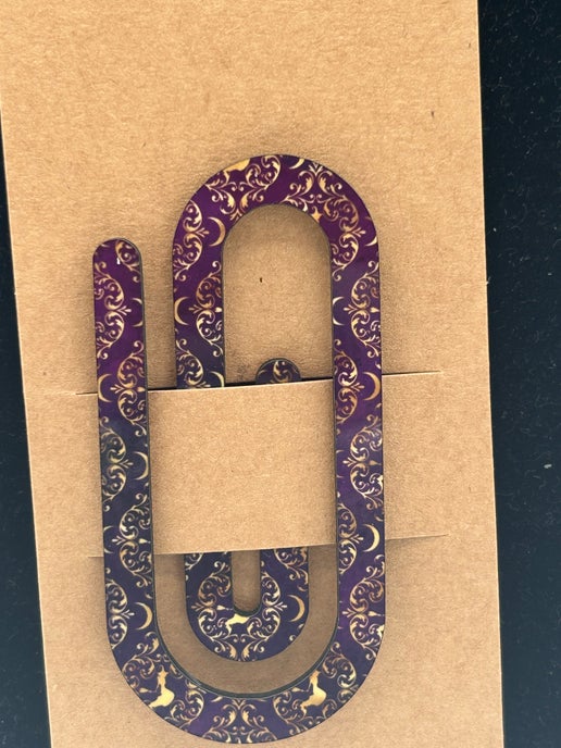 Regular Shaped Sublimated BookClip