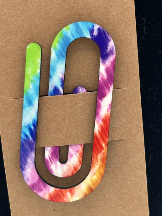 Regular Shaped Sublimated BookClip