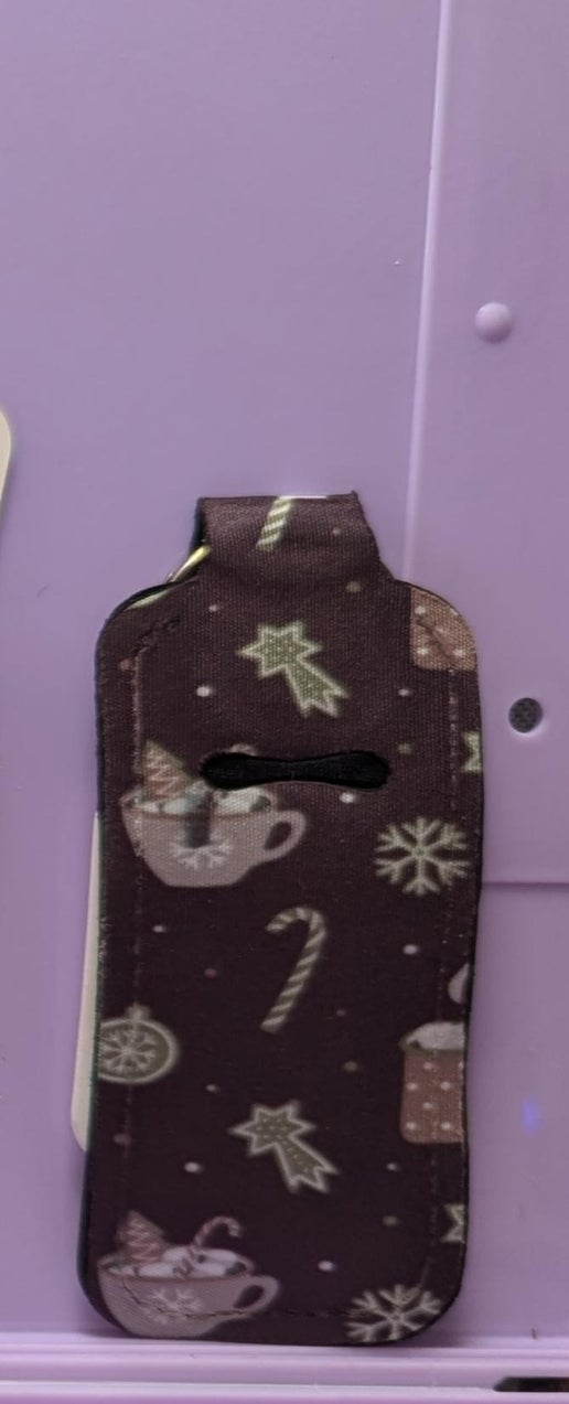 Neoprene Sublimated Chapstick Keychain