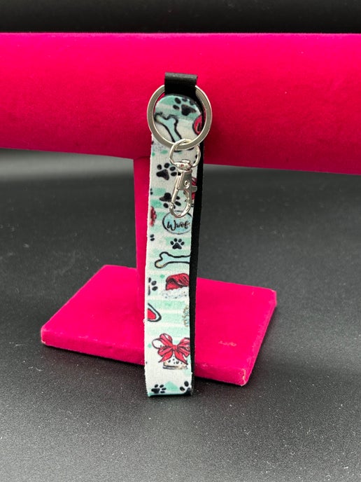 Neoprene Wristlet Sublimated Keychain