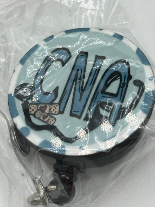 Round Badge Reel Sublimated